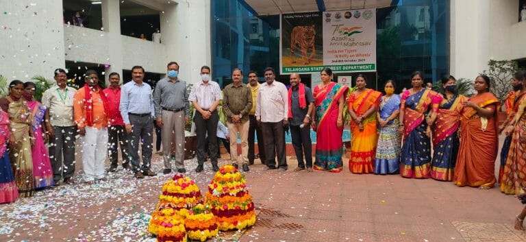 Bathukamma Celebrations in Aranya Bhavan